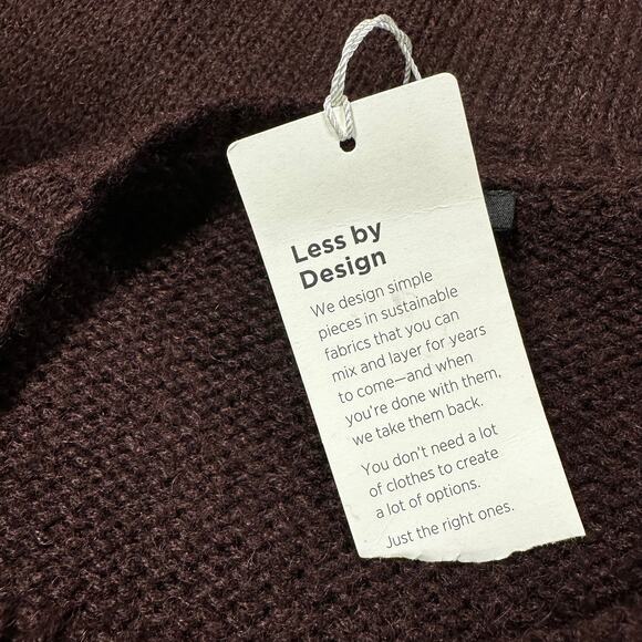 Eileen Fisher Women's Sweater in Deep Brown - Picture 4 of 8